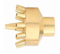 Yosoo Brass Water Fountain Nozzle Spray Head, Versatile Design, Ideal for Garden Ponds, Amusement Parks