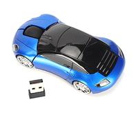 Yosoo Car Wireless Mouse 2.4GHz with USB Receiver for Laptop, Computer, Tablet, Ergonomic, High Precision (BLUE)