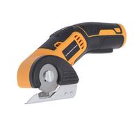 Yosoo Cordless Electric Fabric Cutter, 240 RPM USB Charging Portable Cutter Octagonal Blades Self Sharppingening Scissors for Leather Carpet Rope