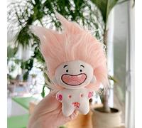 Yosoo Cute Doll Plush Stuffed Toy, Versatile Decoration, Portable and Lightweight, Adorable Cartoon Design, Super Soft Short Plush with PP Cotton, Idea for Kids Girls Boys and Friends, (Yellowish