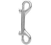 Yosoo Double Sided Carabiner Hook, Stainless Steel Double Ended Spring Clips, Swivel Eye Bolt Snap for Scuba Diving Diver (316 material length 115mm)