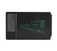 Yosoo Health Gear 10 Inch LCD Writing Tablet Rechargeable Digital Memo Board with Type C Plastic PC Shell Foldable Stand Clock Calendar Temperature for Office Home School (Black)
