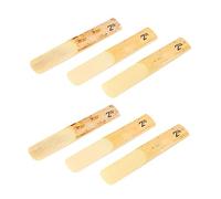 Yosoo Health Gear 10pcs Plastic B Flat 2.5 Clarinet Reeds Repair Parts Accessory for Beginner and Player, Thinner Tip Unfiled Cut Easy Play, Traditional Bb with Case