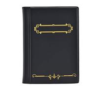 Yosoo Health Gear 120 Pockets Large Capacity Coin Collection Book Holder for Collectors with Anti Slip Design Good Water Resistance for Coins, Bills, Pennies, Quarters, Stamps. (Black)