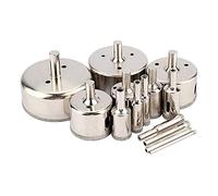 Yosoo Health Gear 14Pcs Tile Hole Cutter Set, 3-70mm Diamond Drill Bits, Compatible with Glass, Tile, Wood, Ideal for Fast Hole Cutting
