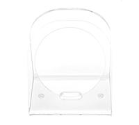 Yosoo Health Gear 2 in 1 Transparent Acrylic Speaker Stand, Wall Mount or | Cable Management Storage, Clear Acrylic Construction, Kitchen Bar Shelf, Bedside Table Organizer, Corner Desk Mount