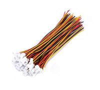 Yosoo Health Gear 20 Pairs Micro Jst Connectors 3 Pin, 1.25mm Mini Micro JST Connector Plug Male and Female Connector Adapter with 100mm Electrical Cable Wire