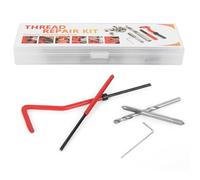 Yosoo Health Gear 25Pcs Thread Repair Kit, M4 Restoring Thread Repair Tools Wire Insert Kit for Processing Machinery