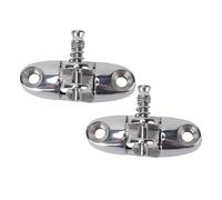 Yosoo Health Gear 2PCS Boat Top Swivel Deck Hinge, 316 Stainless Steel Boat Deck Swivel Hinge Set with Pin for Yacht Pontoon RV