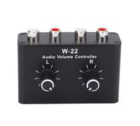 Yosoo Health Gear 3.5mm Volume Control Box, Stereo Audio Attenuator with Balance Knob, Line Level Controller, Mini Passive Volume Adjuster for Speakers Headphones