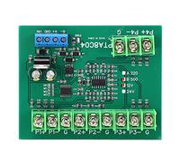 Yosoo Health Gear 4 Channel PT100 Temperature Sensor Module RS485 Temperature Sensor Board 3 Wire 2 Wire RTD Input 9600 Baud Addressable for Constant System Weather Monitoring (B500 DC12V)