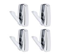 Yosoo Health Gear 4-Pack Foldable Wall Hooks, Zinc Alloy Heavy Duty 30KG, Space Saving Folding Coat Hooks for RV, Yacht, Bathroom, Kitchen, Wardrobe