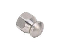Yosoo Health Gear 5000 PSI High Pressure Washer Nozzle Stainless Steel Pressure Washer Jetter Nozzle for Sewer Sink Toilet Pipe Cleaning Hot and Cold Water Up to 212F (Round Head Front 1 Rear 6