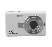 Yosoo Health Gear 50MP Digital Camera, 1080P HD Vlogging Camera with 16X Zoom, 2.4in LCD Screen, Auto Focus Compact for Students, Beginners, Travel (White)