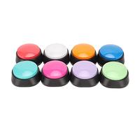 Yosoo Health Gear 8PCS Voice Recording Buttons Pet Training Buzzer, 30 Second Clear Recording for Dog Communication, with ABS Material for Children Learning and Party Games