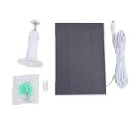 Yosoo Health Gear 8W Solar Panel for Ring Camera, Upgraded Solar Panel for Bird Feeder Type-C Charger Compatible with Rechargeable Battary Powered Camera Outdoor IP66 (White)