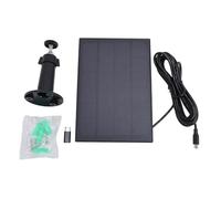 Yosoo Health Gear 8W Solar Panel for Ring Camera, Upgraded Solar Panel for Bird Feeder Type-C Charger Compatible with Rechargeable Battary Powered Camera Outdoor IP66 (Black)