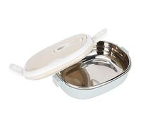 Yosoo Health Gear 900ml Bento Lunch Box with Stainless Steel Compartment, Thermal Insulated Hot Food Lunch Containers Portable Leakproof Sandwich Salad Storage Container for Student (Monolayer)
