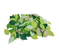 Yosoo Health Gear Artificial Green Leaves, Silk Fabric Foliage Greenery, for DIY Wedding Bouquet, Party Decoration, Crafts and Scrapbooking