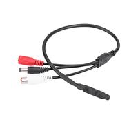 Yosoo Health Gear Audio Jack Device, High Sensitivity Micro CCTV Micro Audio Microphone for Security Camera CCTV DVR Sound VCR, etc.