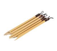 Yosoo Health Gear Bamboo Reed Qalam Pens, 5PCS Calligraphy Dip Pen, Vintage Handcrafted Manga Calligraphy Pens for Writing Drawing Painting (Bamboo Tip Set)