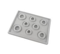 Yosoo Health Gear Bead Design Board, Bracelet Making Tray with Flocked Surface, 26x35cm Jewelry Organiser for Beading Projects, Necklace and Bracelet Crafting