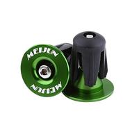 Yosoo Health Gear Bicycle Bar End Caps, Bicycle Handlebar Grips, Aluminium Handlebar Cap End Caps, BMX Road Bike Handlebar End Caps (Green)