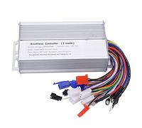 Yosoo Health Gear Brushless Motor Speed Controller, 48V 60V 64V 1000W-1500W Controller for Electric Scooter and Bike, 12-Tube Dual-Mode Square Wave Controller with Sensitive Braking and Speed Control