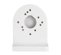 Yosoo Health Gear Camera Wall Mount Bracket, L-Shaped ABS Plastic Mount for CCTV Dome Cameras, Indoor Security Camera Holder, Ceiling or Wall Installation, White