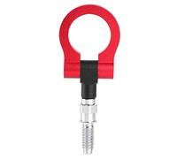 Yosoo Health Gear Car Towing Eye, Aluminum Alloy Front Tow Hook Decorative Towing Eye Bolt Mini Towing Ring for E Series(Red)