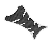 Yosoo Health Gear Carbon Fiber Motorcycle Tank Pad Protector, Fishbone Pattern, Black, Weatherproof, Outdoor Use, Decal