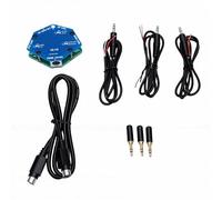 Yosoo Health Gear CE19 Data Interface Expansion Card, PCB 3.5mm Stereo Jack Shortwave Transceiver Data Interface Card, DIN8 to DIN6 Port Expansion, Digital Isolation, for XIEGU G90 G1M X5105 XPA125B