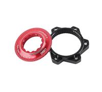 Yosoo Health Gear Center Lock to 6 Adapter, Bicycle Center Lock Adapter 6 Aluminium Alloy Centerlock Adaptor Bike Disc Brake Rotor Adapter Set Bicycle Accessory