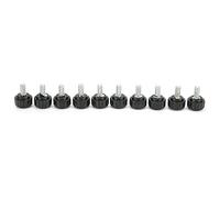 Yosoo Health Gear Clamping Knob Phenolic Plastic Knob Bolt M5x16x10 10 Pcs Straight Thread Locking Handle with Non Slip Grip for Machinery Instrument Food and Industrial Equipment