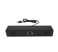 Yosoo Health Gear Computer Speakers for Desktop, USB Powered Stereo Soundbar Wired Hifi Clear Sound Volume Knob Mini Speakers for PC Laptop Tablet