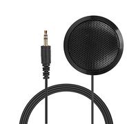 Yosoo Health Gear Conference Microphone, 3.5mm Computer Desktop Mic, Omnidirectional Condenser PC Microphone for Video Meeting Recording Zoom Call