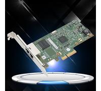 Yosoo Health Gear Dual Port Gigabit Network Card PCIe x4 Full Height | I350AM4 chipset, 1000Mbps adapter, full-height bracket, for server and desktop, NC361T compatible