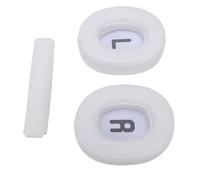 Yosoo Health Gear Ear Pads Replacement Protein Leather Headphone Earpads with Memory Foam and Headband Cover for Tune T700BT 710BT 720BT 770NC for Home Office Travel (White)