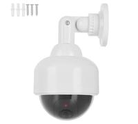 Yosoo Health Gear Fake Security Camera Dummy Surveillance Camera Fake Dome Security Camera with Flashing LED Light Water Proof for Indoor Outdoor Home Protection