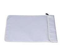 Yosoo Health Gear Fireproof Bag, Fireproof Document Bag 38x28cm Liquid Silicone Fiberglass Pouch with Double Zipper and Buckle, 1832°F Water Resistant Storage for Home Office Travel