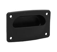 Yosoo Health Gear Flush Hatch Pull Handle for Boats and RVs - Rectangular Recessed Square Lid Handle for Easy Access (Black)