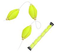 Yosoo Health Gear Fly Fishing Buoy Bobbers, 6PCS Indicator Fishing Tackle, Olive & Yellow Foam Float Strike Indicators