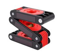 Yosoo Health Gear Folding Level Ruler, 3 Section Multi Angle Tool with Bubble Vials and Magnet Base, for Woodworking, Plumbing and DIY Projects