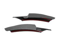 Yosoo Health Gear Front Bumper Lip Splitter, Carbon Fiber Pattern ABS, Enhanced Aerodynamic Performance, Easy Adhesive Installation for E90 E91 M Sport 2009-2012