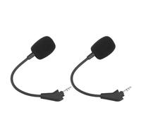 Yosoo Health Gear Gaming Headset Replacement Mic, 2PCS OFC Copper Headset Microphone 3.5mm Detachable Noise Cancelling Boom for HS50 HS60 HS70 HS70 Pro SE
