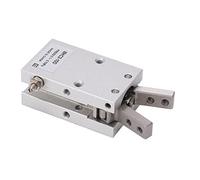 Yosoo Health Gear Gripper Air Cylinder Aluminum Alloy Finger Air Cylinder 10mm Bore M5 X 0.5 Single and Double Action ±0.01mm Repeatability for Automation Clamping Handling