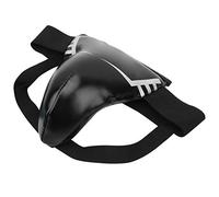 Yosoo Health Gear Groin Guard, Black PU Boxing Protective Cup, Breathable for Kids 5-9 Years, Lightweight Jockstrap Taekwondo Gear