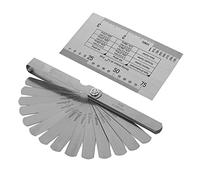 Yosoo Health Gear Guitar Setup Tool Kit, 32-Blade Dual Scale Stainless Set | Feeler gauge, string action ruler, stainless steel, metric inch markings, for acoustic electric repair