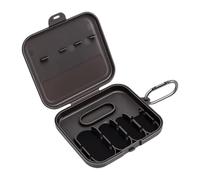 Yosoo Health Gear Hard Case Fit for Plaud Recorder Hard Case ABS PC Storage Organizer 4.5 X 3.8 X 0.8 in with Accessory Slots Hook for Travel Students Work