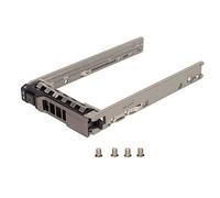 Yosoo Health Gear Hard Drive Tray Caddy, 2.5in SAS Universal | R730 R830 R930 Replacement Metal ABS HDD Holder, 4 Screws Included, Hot Swap Server Drive Bracket, Silver Black
